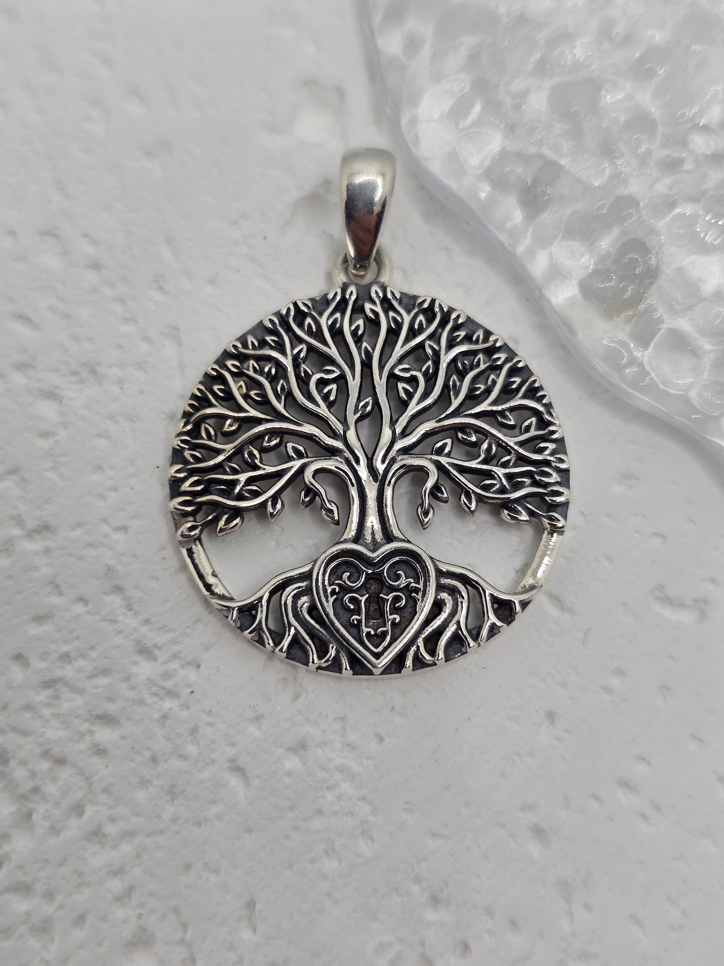Tree Of Life Heart Pendant 925 Sterling Silver With Celtic Knotwork For Love Unity And Eternal Connection