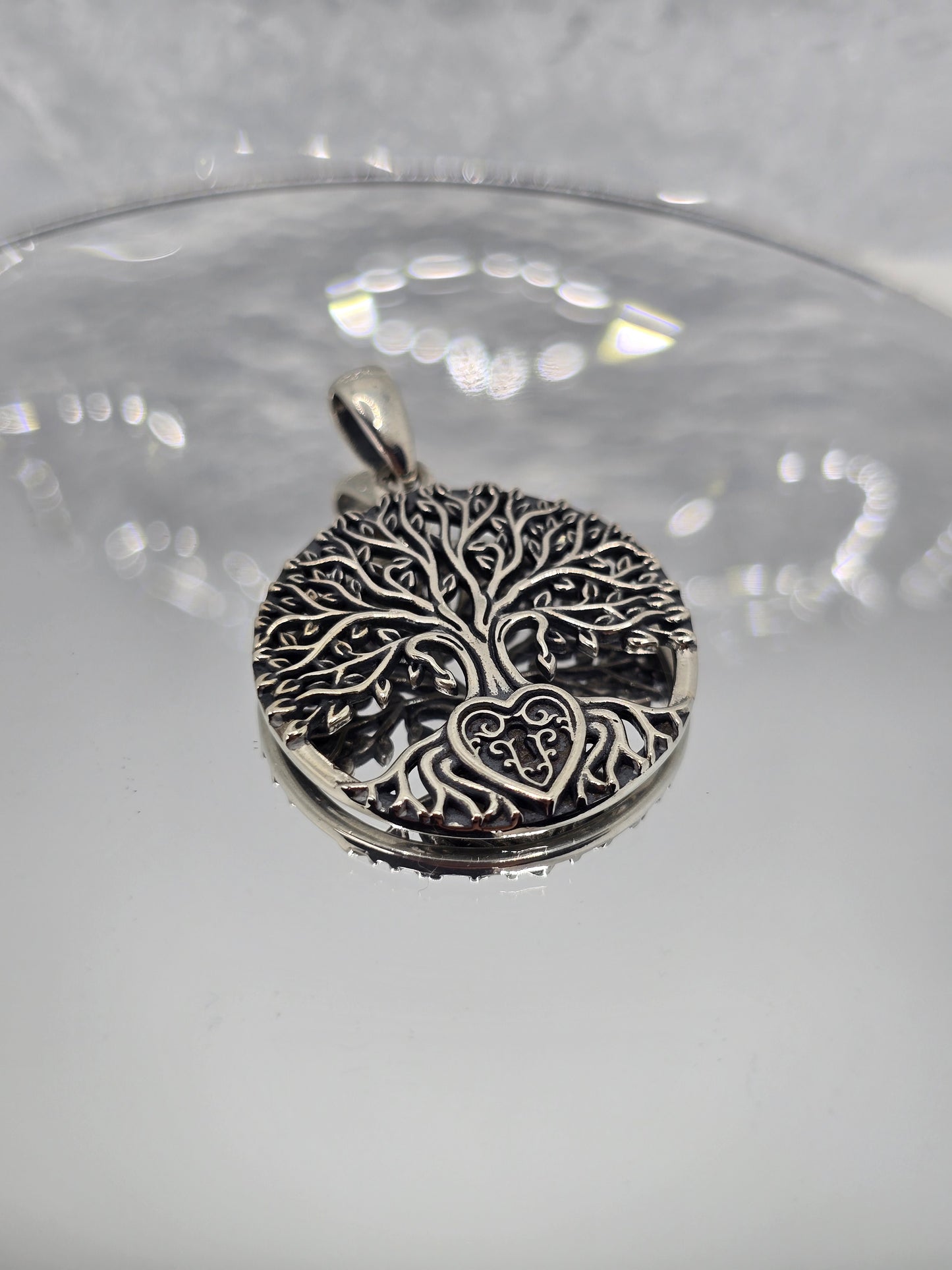 Tree Of Life Heart Pendant 925 Sterling Silver With Celtic Knotwork For Love Unity And Eternal Connection
