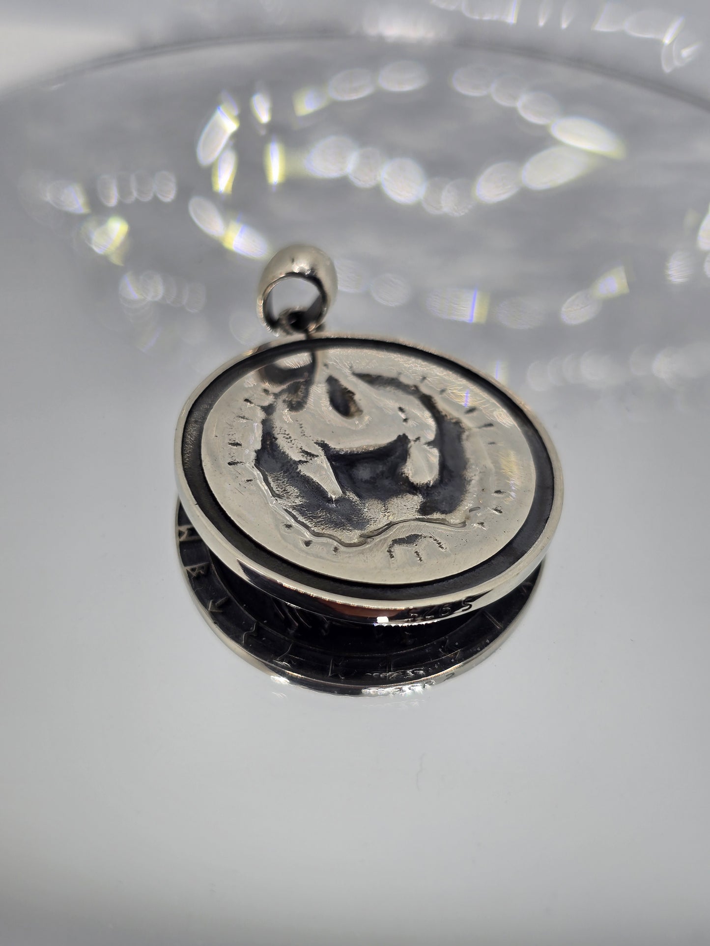 Odin Amulet 925 Sterling Silver Nordic Runes Pendant Norse Talisman