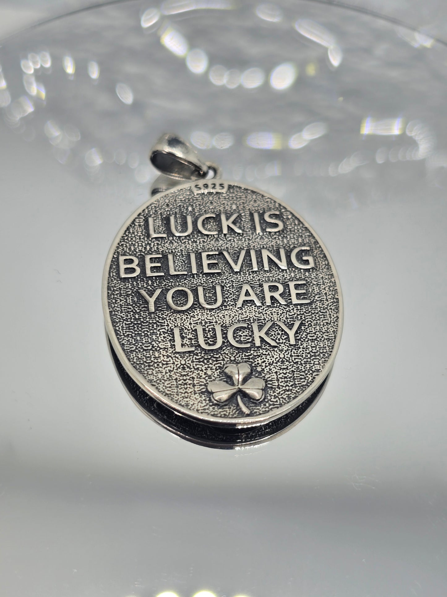 Saint Patrick 925 Sterling Silver Amulet Religious Pendant Catholic