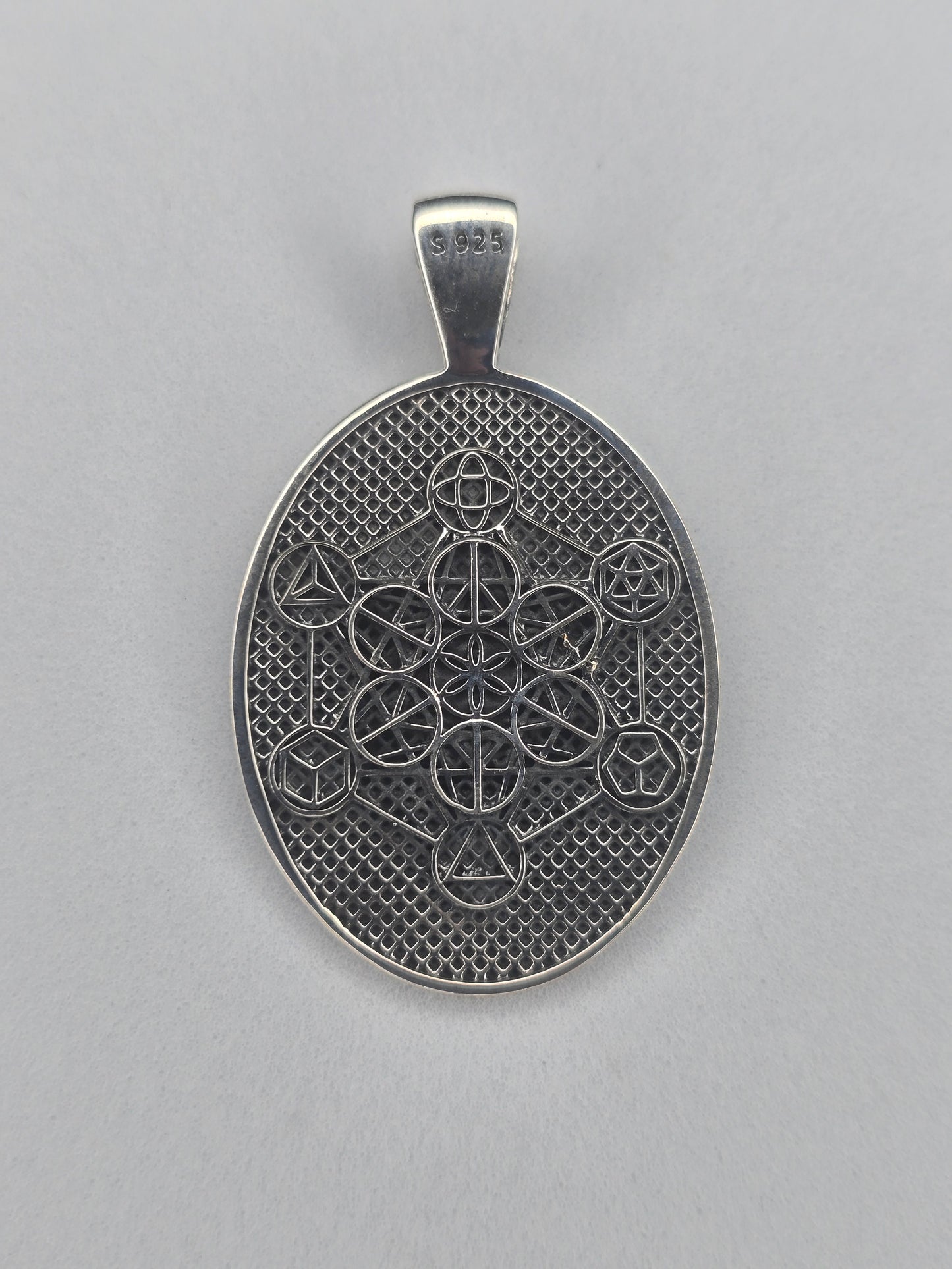 Archangel Metatron Pendant in 925 Sterling Silver
