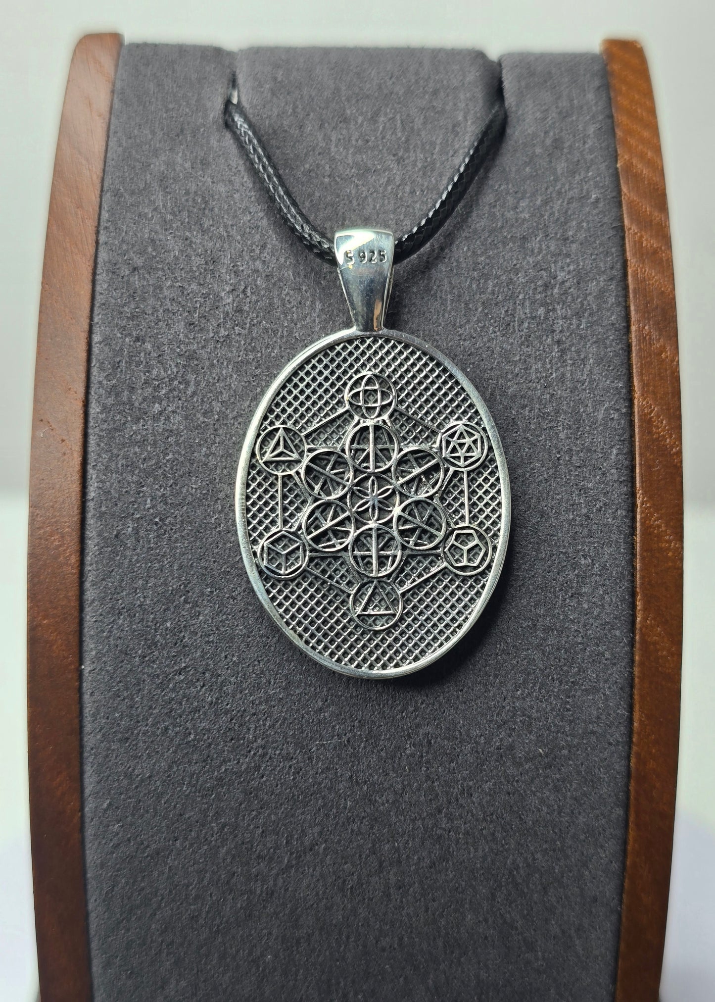 Archangel Metatron Pendant in 925 Sterling Silver