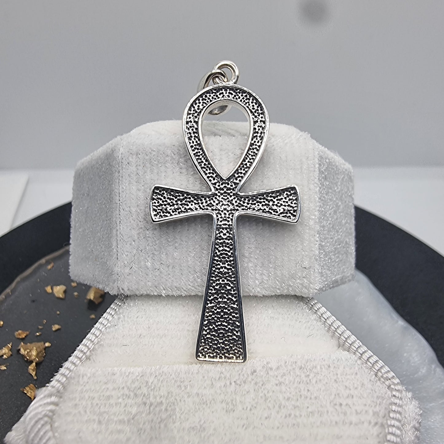 Ancient Egyptian Ankh Cross Pendant Sterling Silver 925 Symbol of Eternal Life