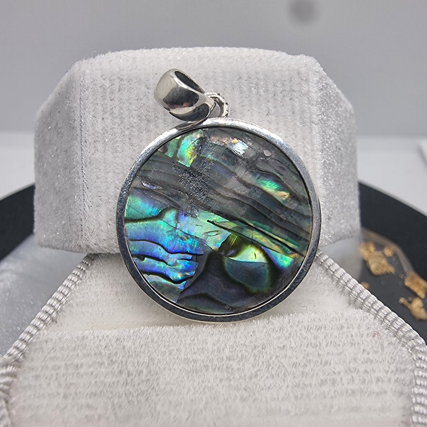 Tree of Life Pendant with Vibrant Abalone Shell Inlay 925 Sterling Silver