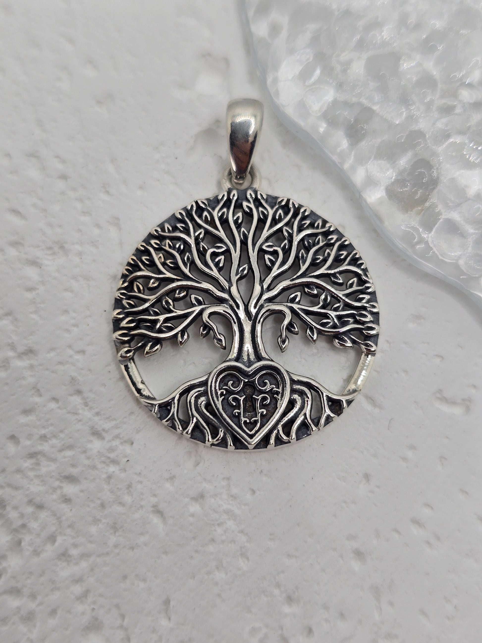 Tree Of Life Heart Pendant 925 Sterling Silver With Celtic Knotwork For Love Unity And Eternal Connection