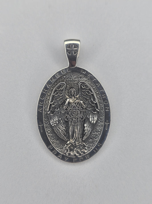 Archangel Metatron Pendant in 925 Sterling Silver