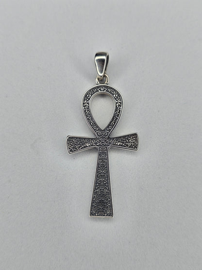 Pendentif croix Ankh égyptienne antique en argent sterling 925, symbole de la vie éternelle 