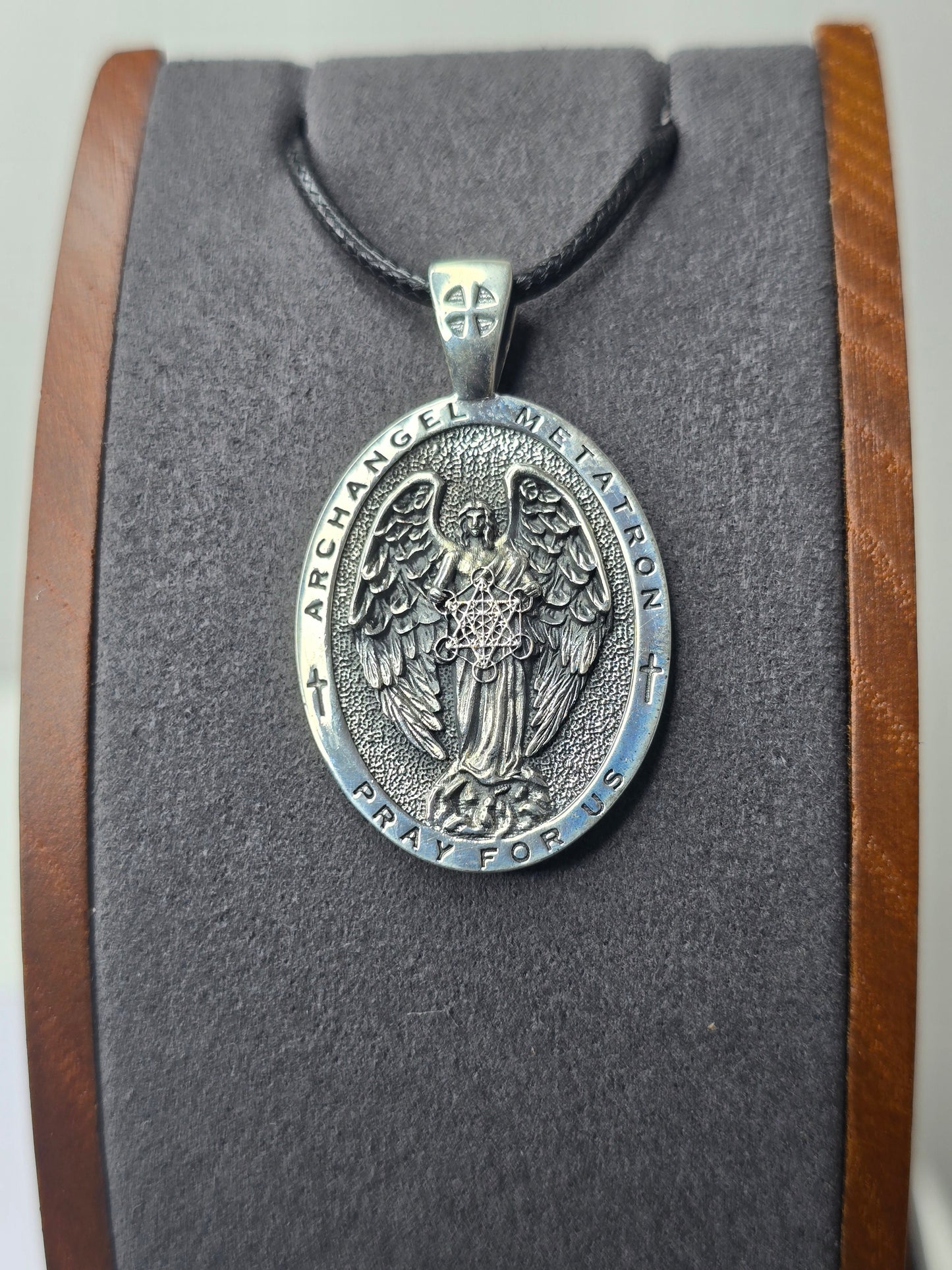 Archangel Metatron Pendant in 925 Sterling Silver