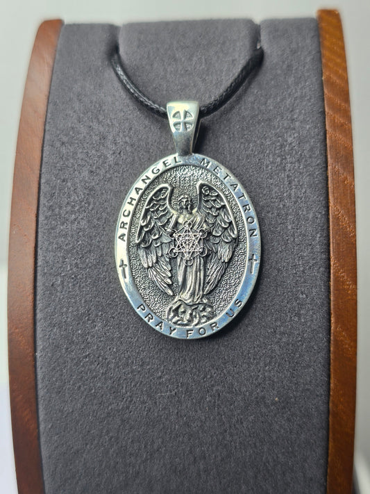 Archangel Metatron Pendant in 925 Sterling Silver