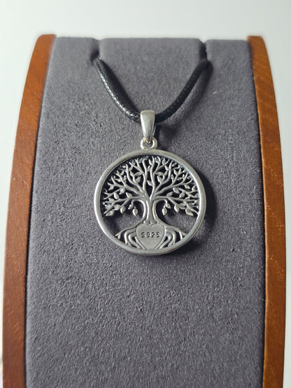 Tree of Life Heart Pendant in 925 Sterling Silver